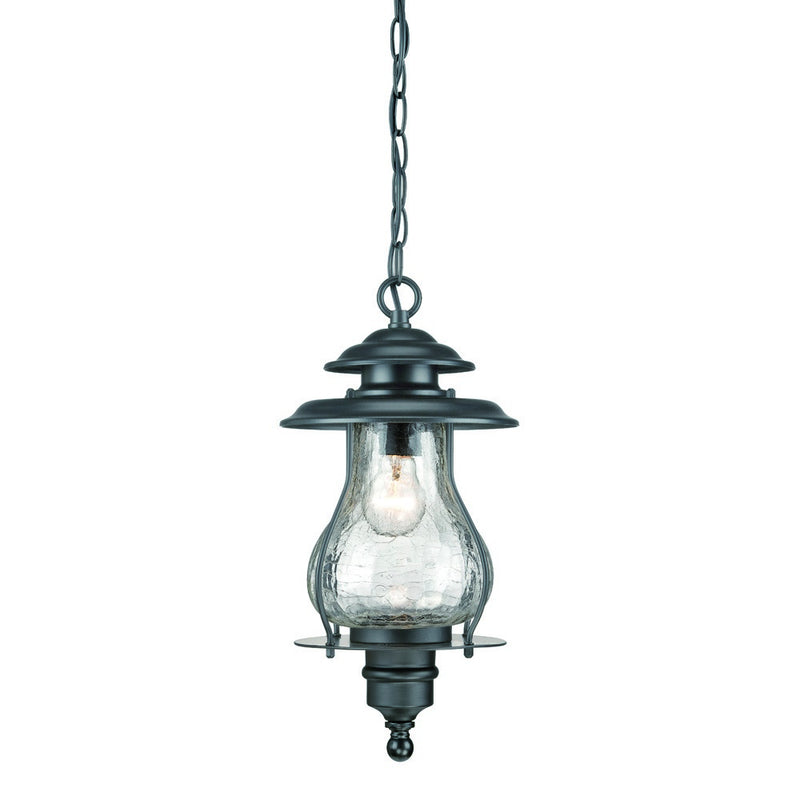 Acclaim Lighting 8206BK One Light Hanging Lantern, Matte Black