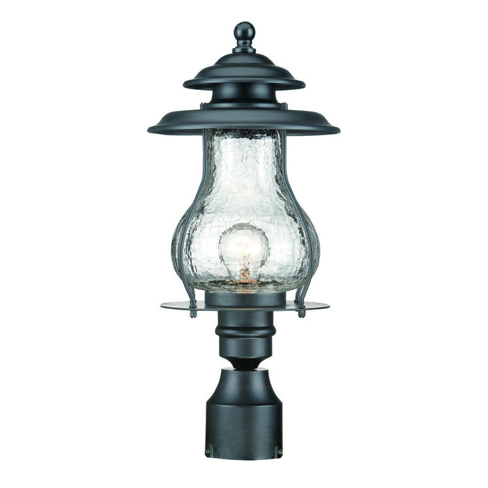 Acclaim Lighting 8207BK One Light Post Mount, Matte Black
