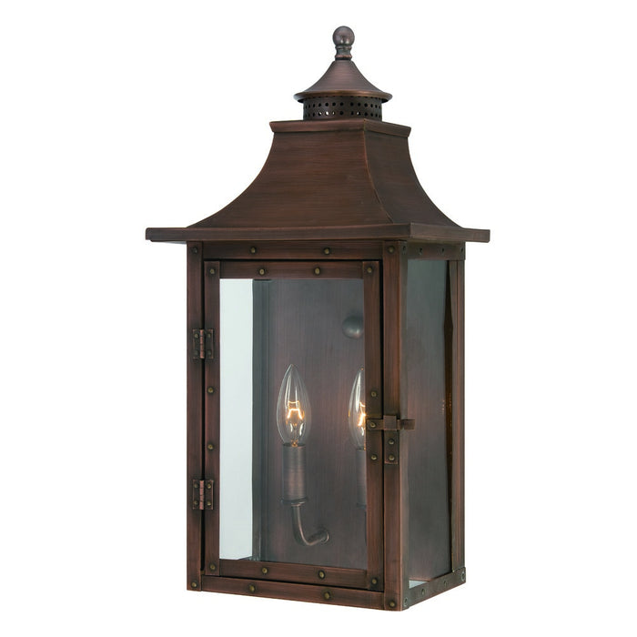 Acclaim Lighting 8312CP Two Light Wall Sconce, Copper Patina