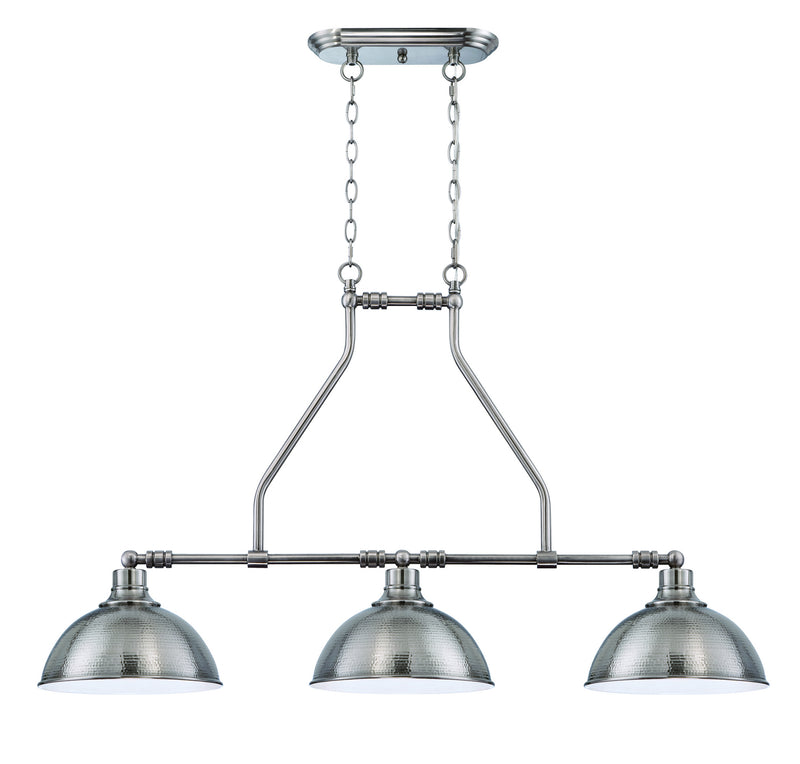 Craftmade 35973-AN Three Light Island Chandelier, Antique Nickel