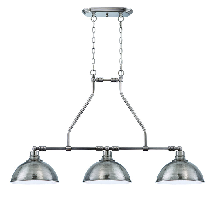 Craftmade 35973-AN Three Light Island Chandelier, Antique Nickel