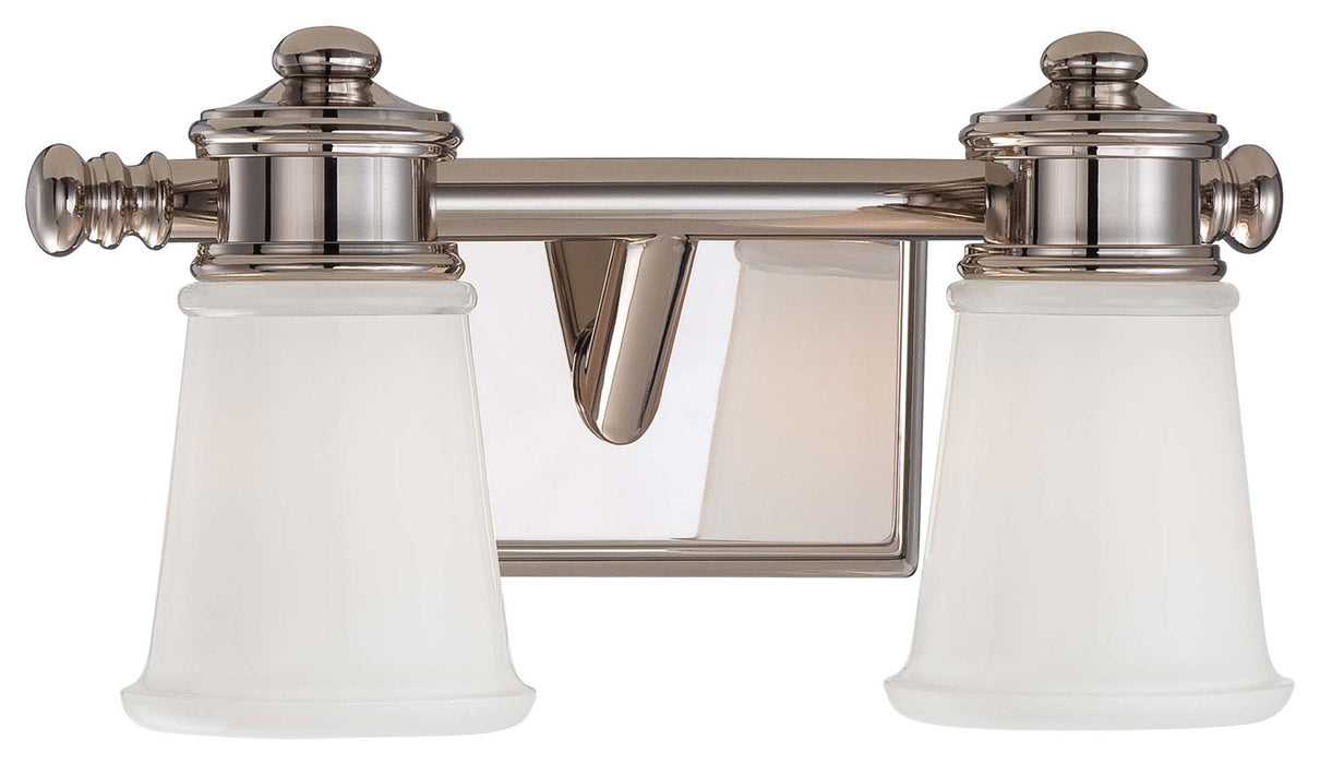 Minka-Lavery 4532-613 Two Light Bath, Polished Nickel