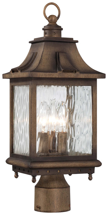 Minka-Lavery 72116-149 Three Light Post Mount, Portsmouth Bronze