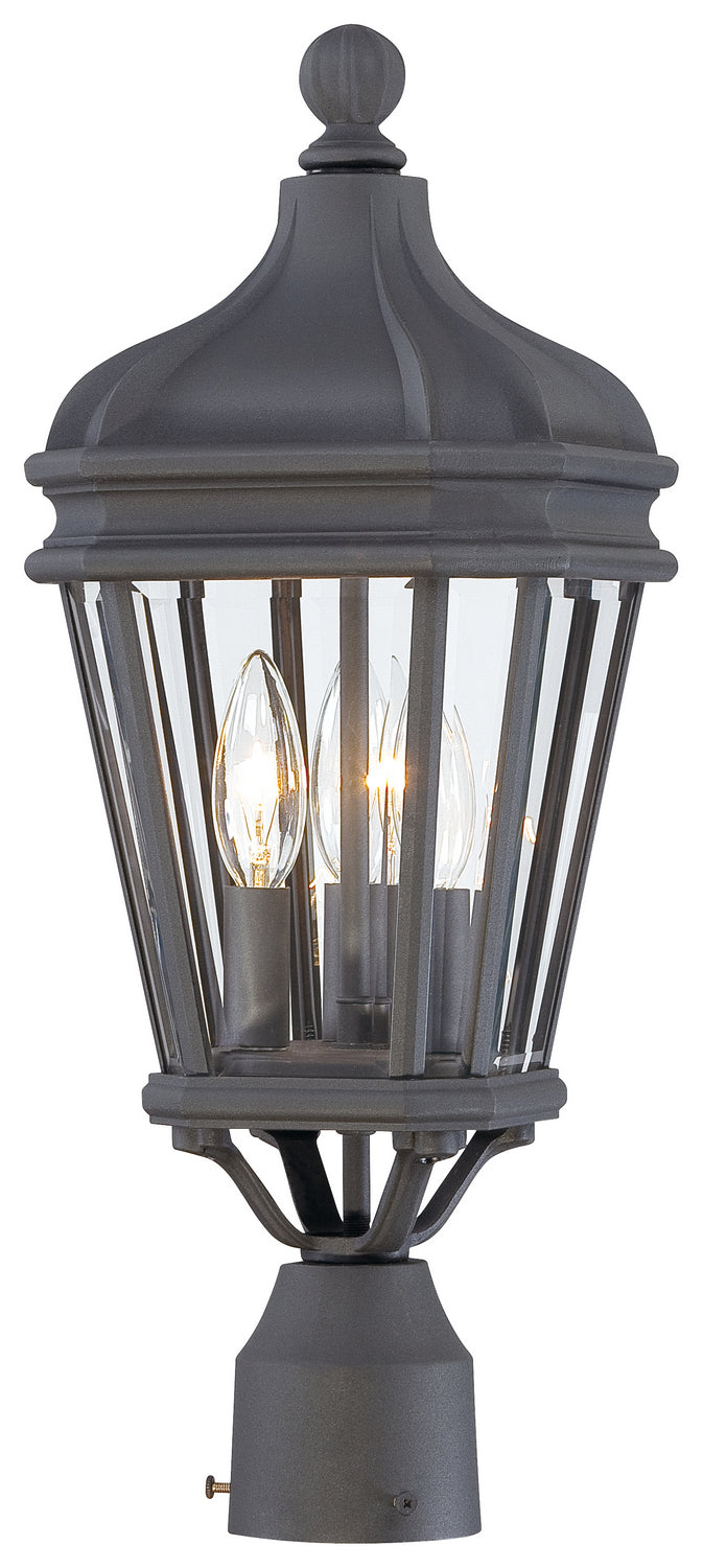 Minka-Lavery 8695-66 Three Light Post Mount, Coal