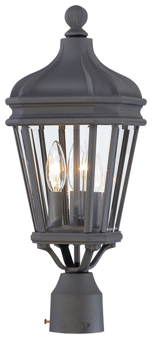 Minka-Lavery 8695-66 Three Light Post Mount, Coal