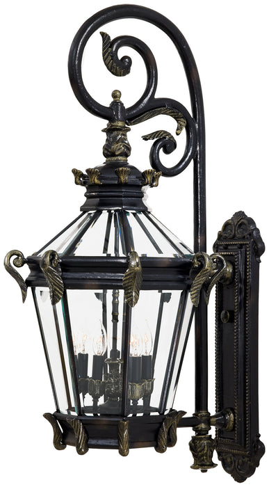 Minka-Lavery 8933-95 Five Light Wall Mount, Heritage W/ Gold Highlights