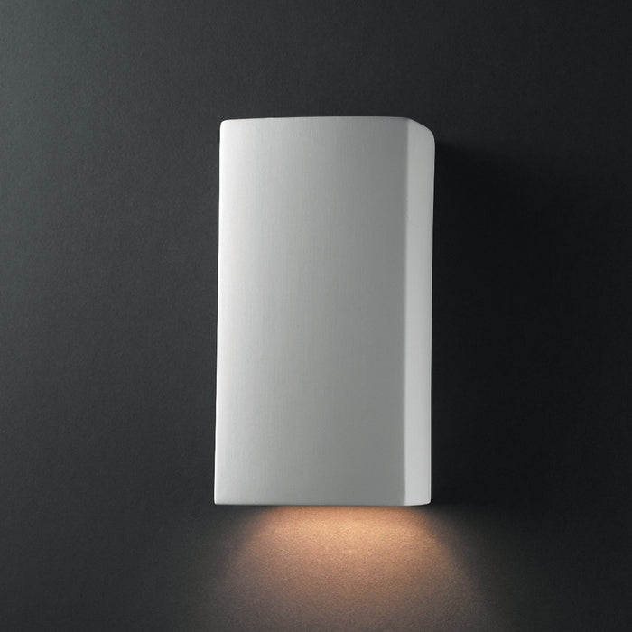 Justice Designs CER-0910W-BIS Lantern, Bisque