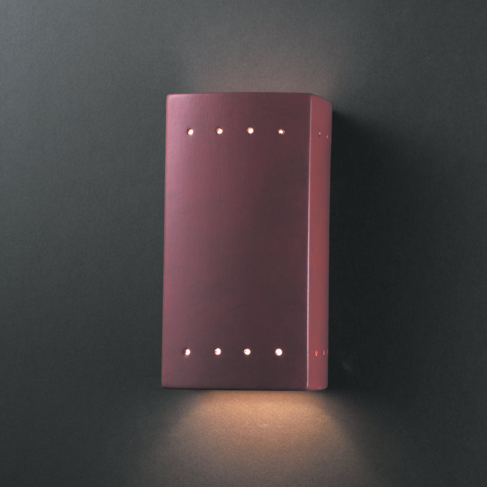 Justice Designs CER-0925-TERA Lantern, Terra Cotta