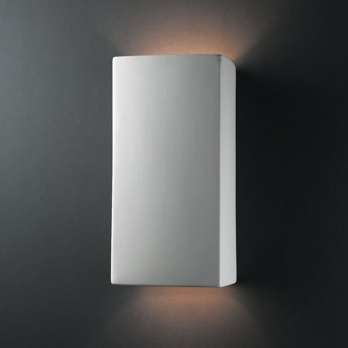 Justice Designs CER-0955W-BIS Lantern, Bisque
