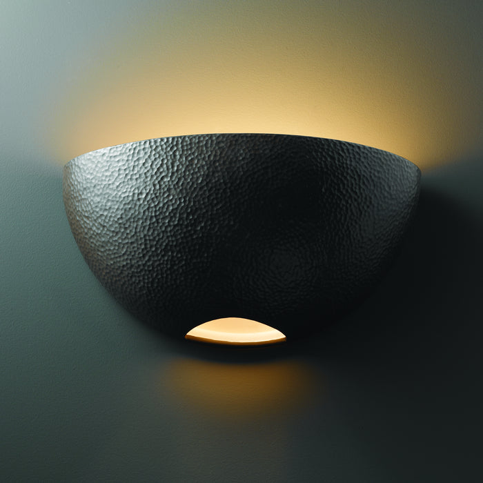 Justice Designs CER-1120-HMIR Lantern, Hammered Iron