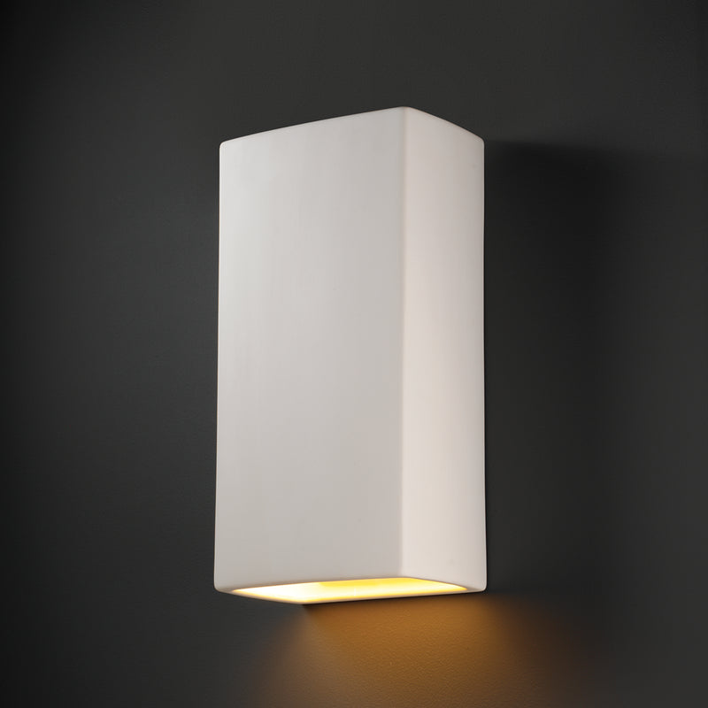 Justice Designs CER-1170W-BIS Lantern, Bisque