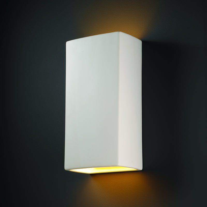 Justice Designs CER-1175W-BIS Lantern, Bisque