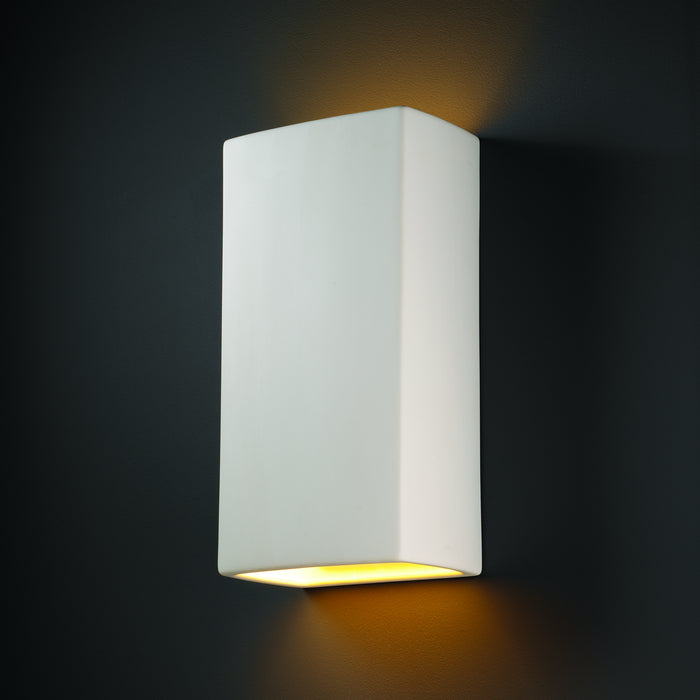 Justice Designs CER-1175W-BIS Lantern, Bisque