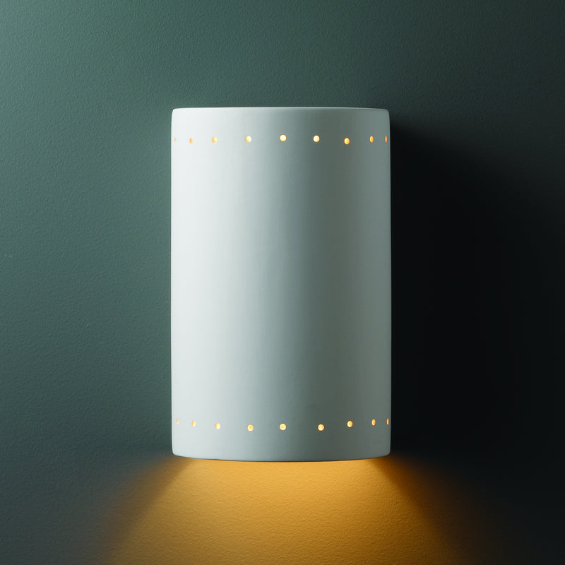 Justice Designs CER-1290-BIS Lantern, Bisque