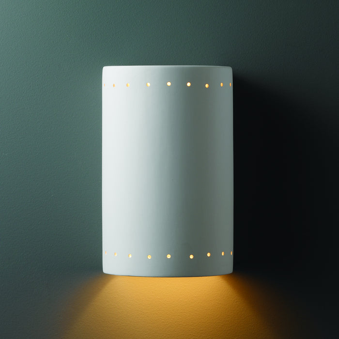 Justice Designs CER-1290W-BIS Lantern, Bisque