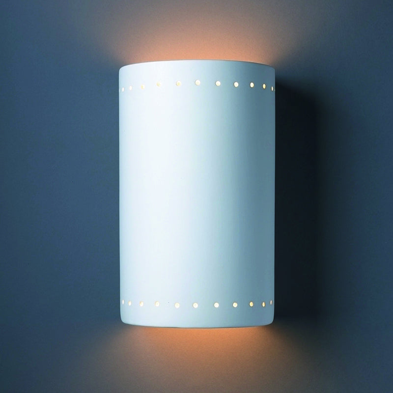 Justice Designs CER-1295W-BIS Lantern, Bisque