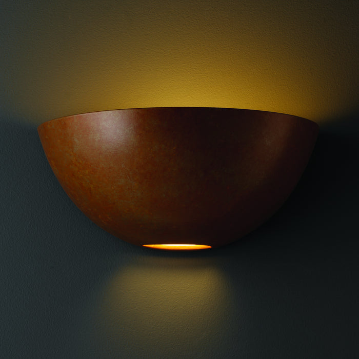 Justice Designs CER-1325-PATR Lantern, Rust Patina