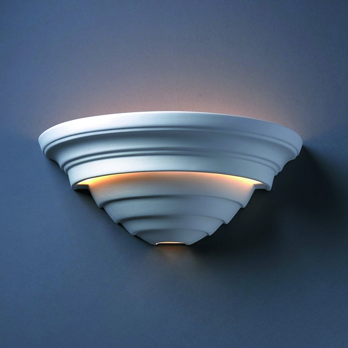 Justice Designs CER-1555-BIS Lantern, Bisque