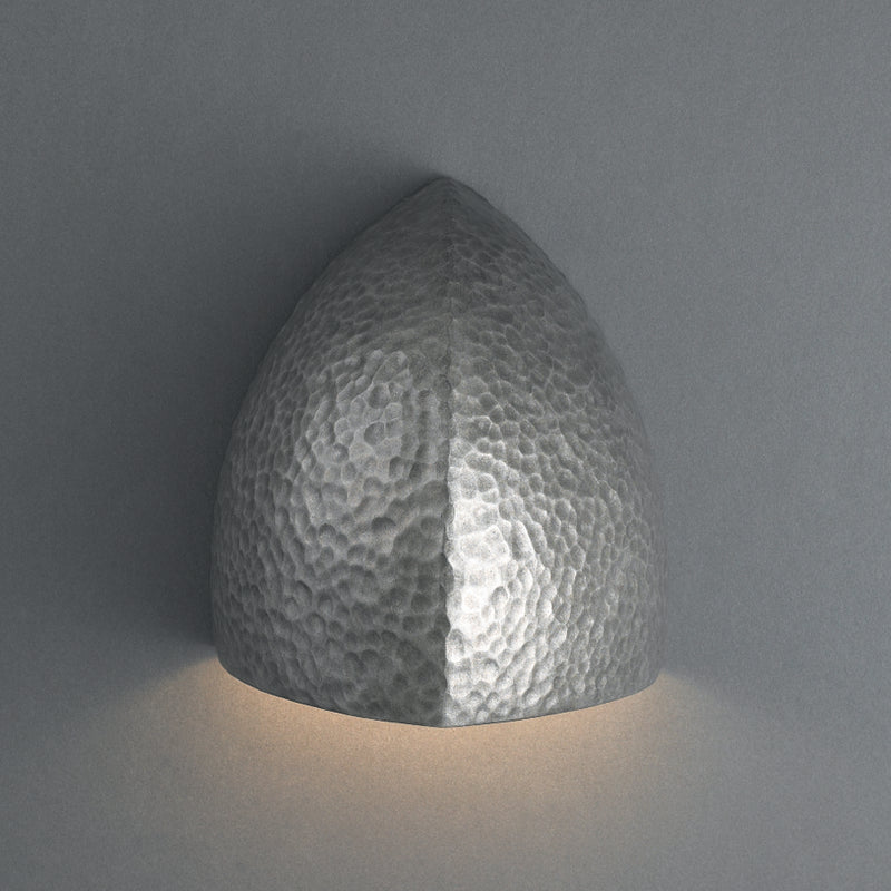 Justice Designs CER-1850W-HMPW Lantern, Hammered Pewter
