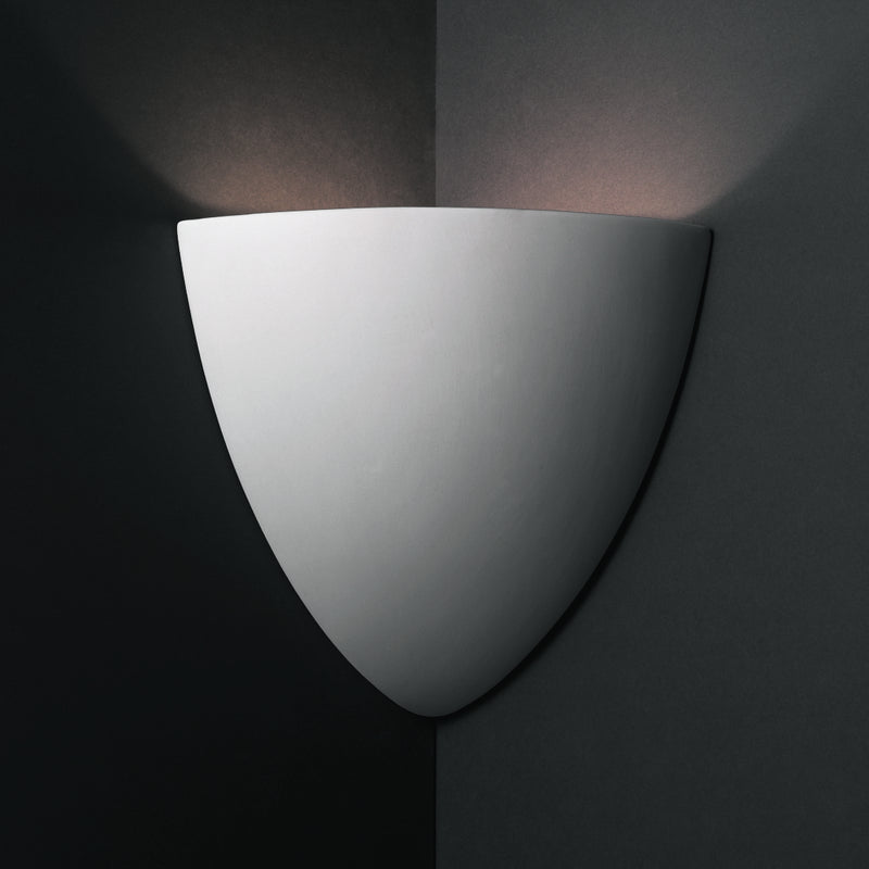 Justice Designs CER-1870-BIS Wall Sconce, Bisque
