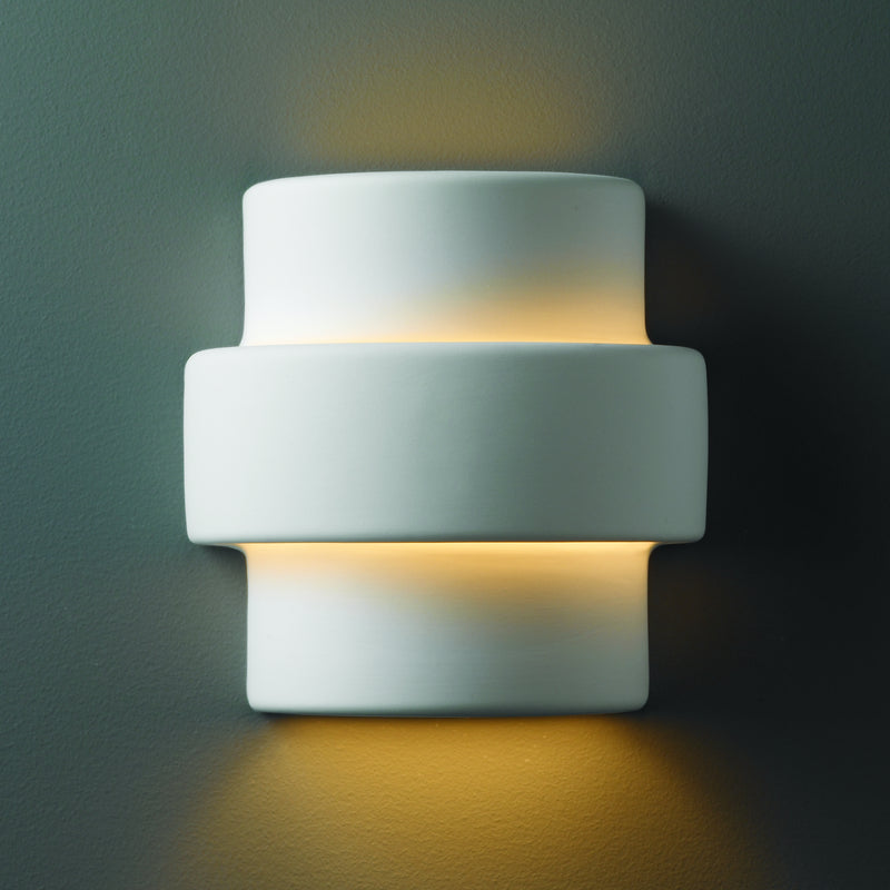 Justice Designs CER-2205-BIS Lantern, Bisque