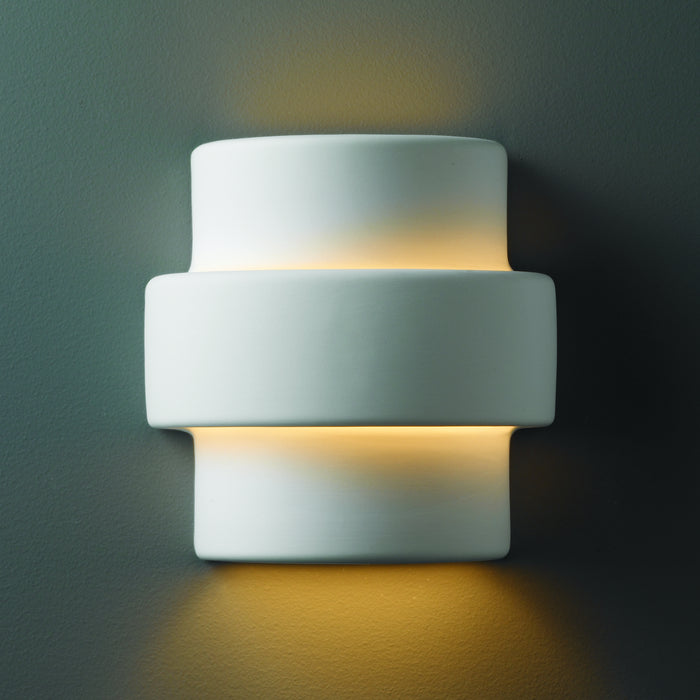 Justice Designs CER-2205-BIS Lantern, Bisque