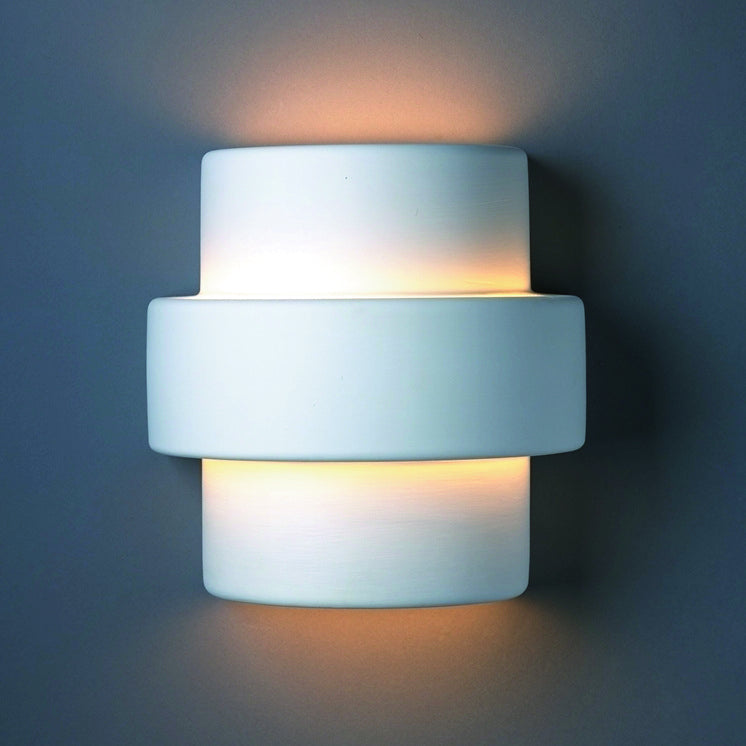 Justice Designs CER-2215W-BIS Lantern, Bisque