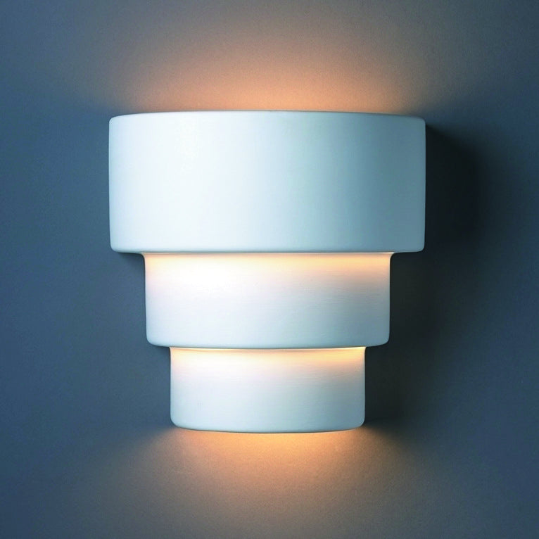 Justice Designs CER-2225-BIS Lantern, Bisque