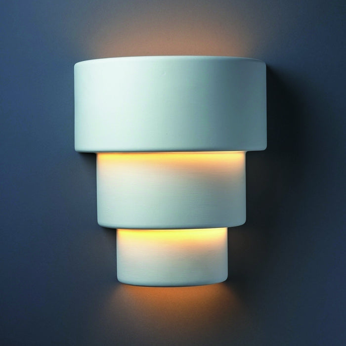 Justice Designs CER-2235-BIS Lantern, Bisque
