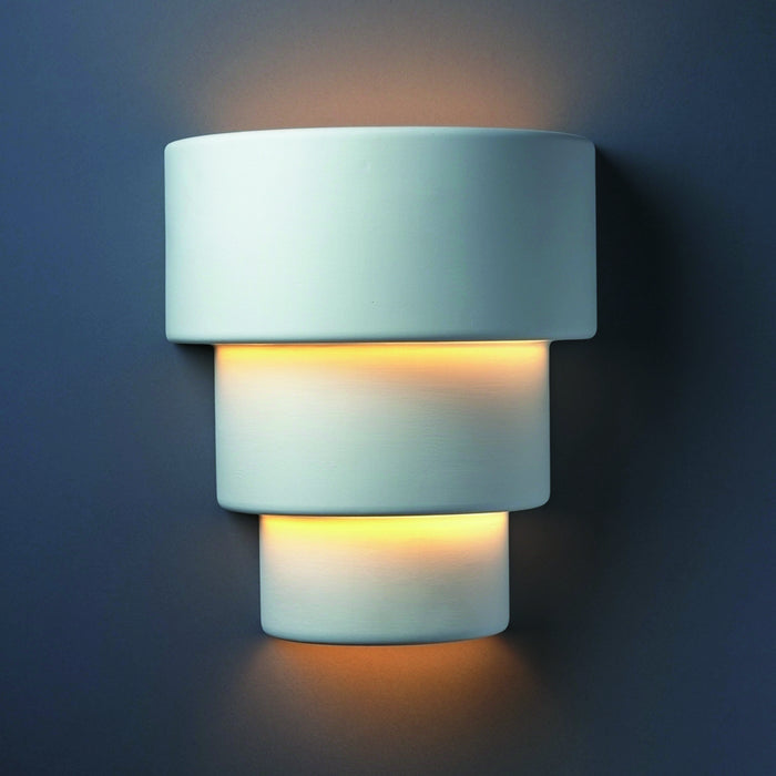 Justice Designs CER-2235W-BIS Lantern, Bisque
