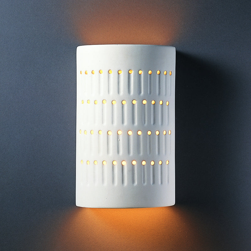Justice Designs CER-2285-BIS Lantern, Bisque