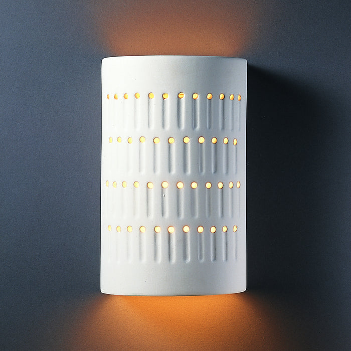 Justice Designs CER-2285W-BIS Lantern, Bisque