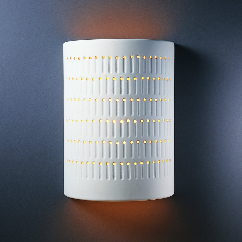 Justice Designs CER-2295-BIS Lantern, Bisque