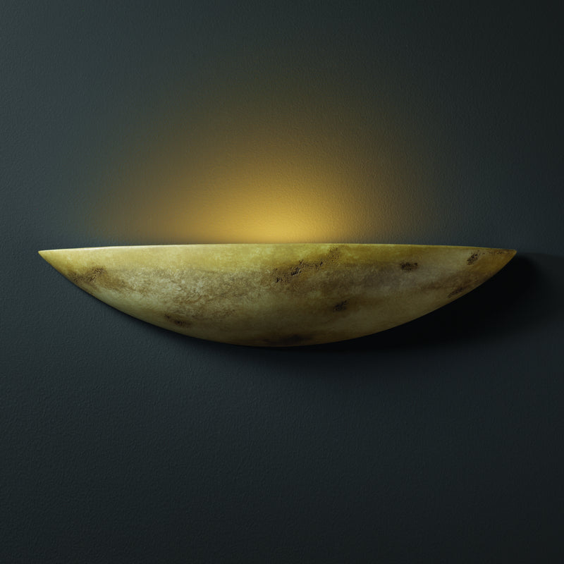 Justice Designs CER-4210-TRAG Wall Sconce, Greco Travertine