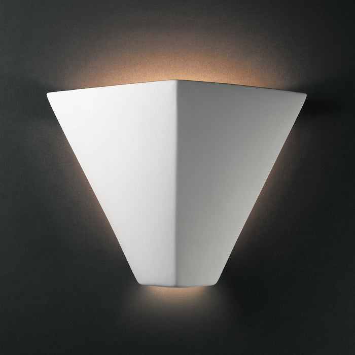 Justice Designs CER-5130-BIS Wall Sconce, Bisque