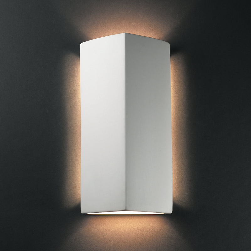 Justice Designs CER-5145-BIS Wall Sconce, Bisque