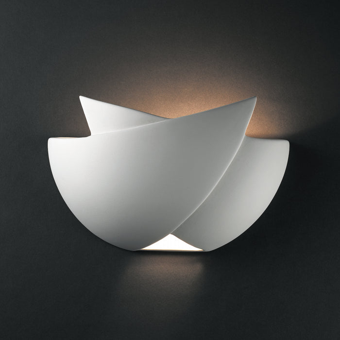 Justice Designs CER-5250-BIS Wall Sconce, Bisque