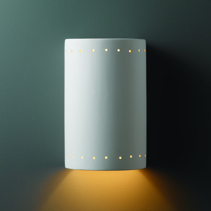 Justice Designs CER-5290W-BIS Wall Sconce, Bisque