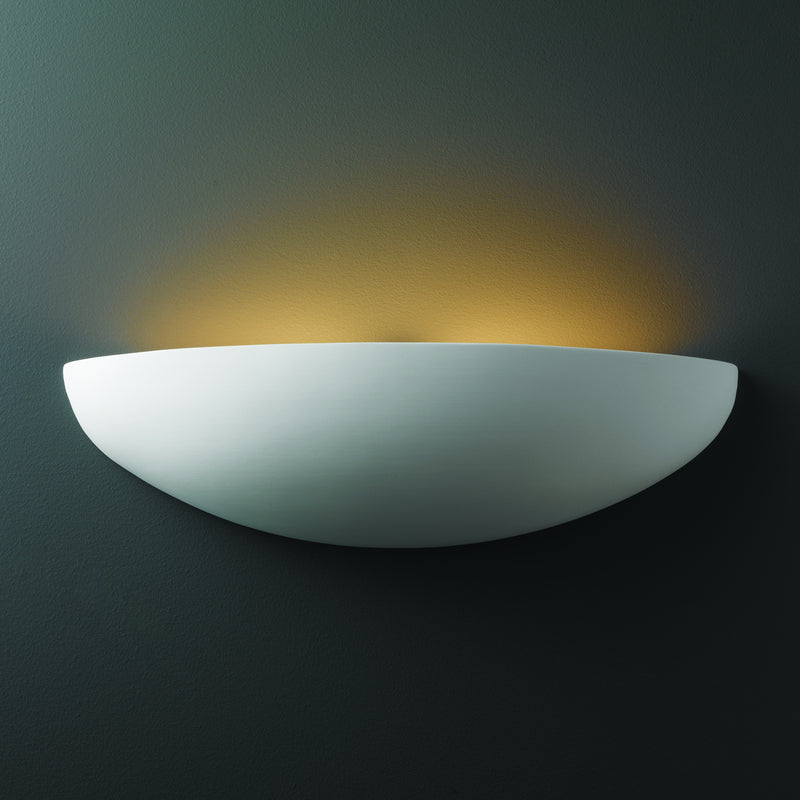 Justice Designs CER-5300-BIS Wall Sconce, Bisque