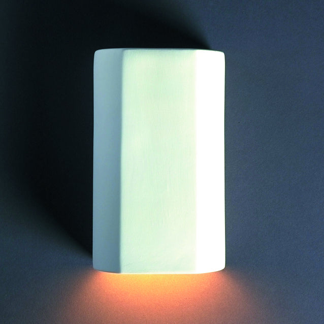Justice Designs CER-5500W-BIS Wall Sconce, Bisque