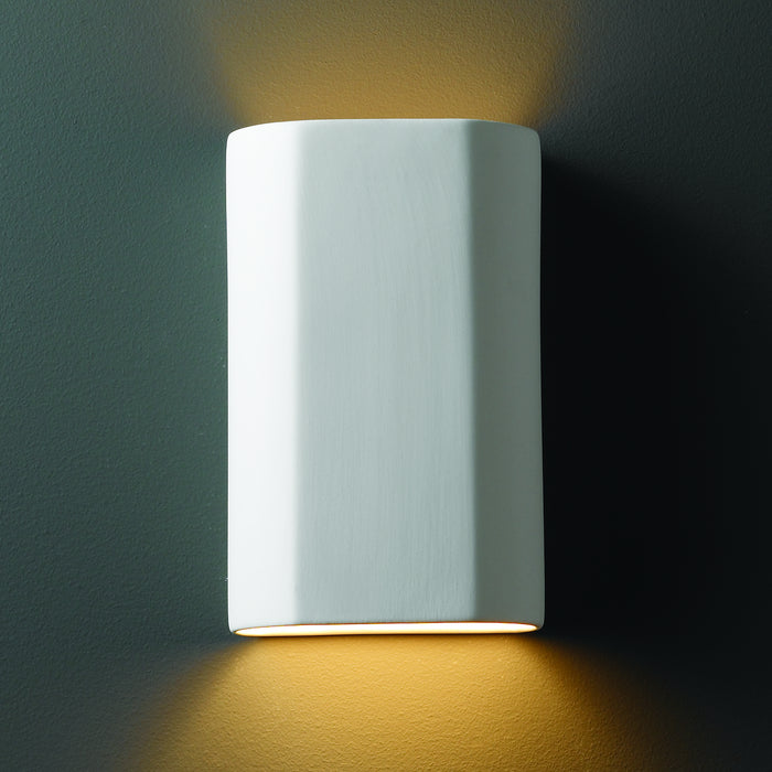 Justice Designs CER-5505-BIS Wall Sconce, Bisque