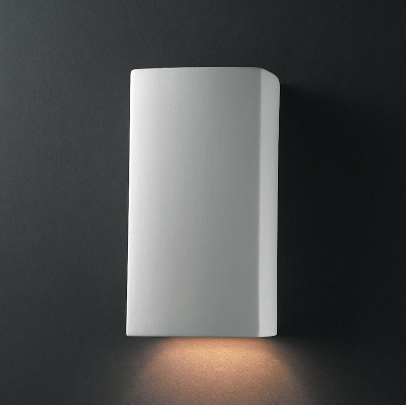 Justice Designs CER-5910-BIS Wall Sconce, Bisque
