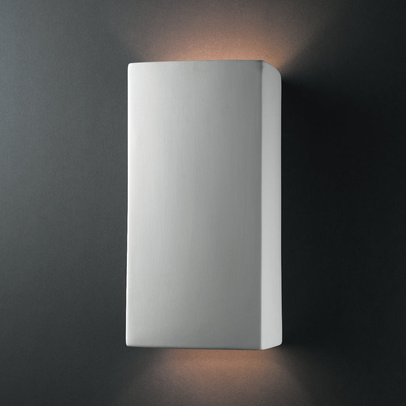 Justice Designs CER-5955-BIS Wall Sconce, Bisque