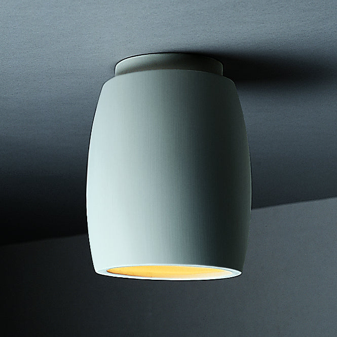 Justice Designs CER-6130W-BIS Flush-Mount, Bisque