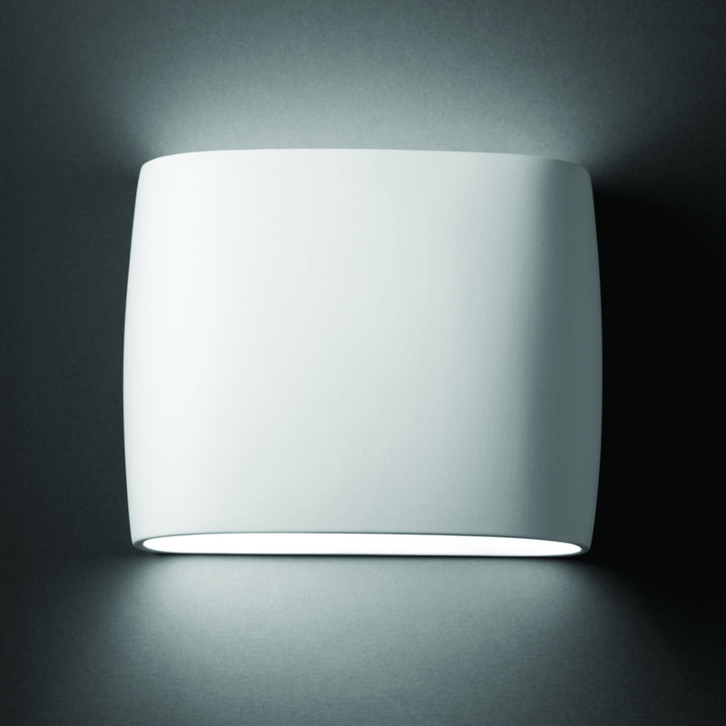 Justice Designs CER-8855-BIS Wall Sconce, Bisque