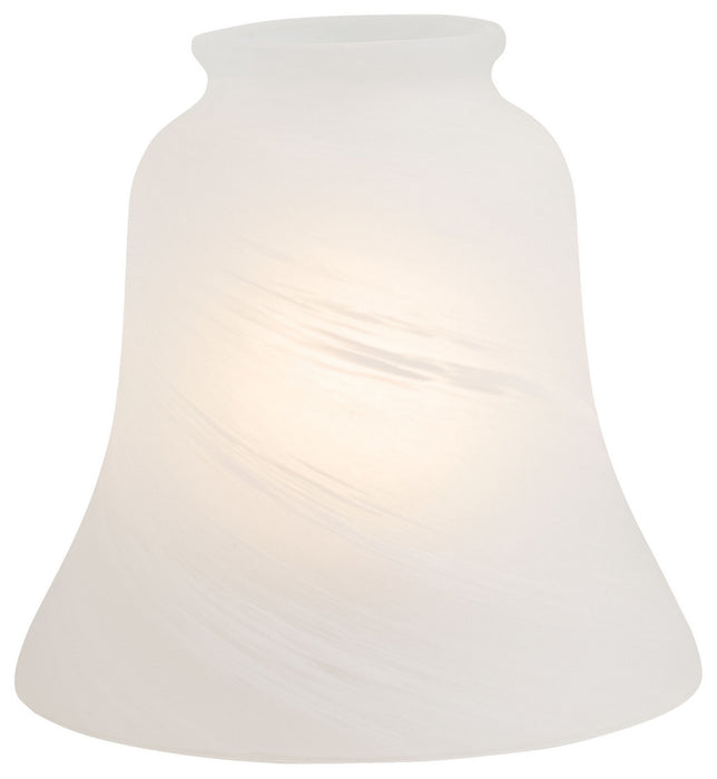 Minka Aire 2549 Glass Shade, Etched Marble