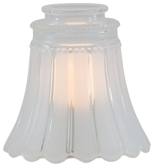 Minka Aire 2560 2 1/4"Glass Shade, Frosted/Clear