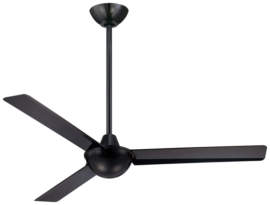 Minka Aire F833-BK 52" Ceiling Fan, Black