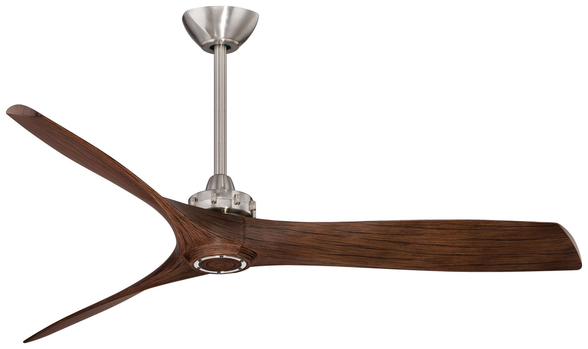 Minka Aire F853-BN/MM 60" Ceiling Fan, Brushed Nickel W/ Medium Maple