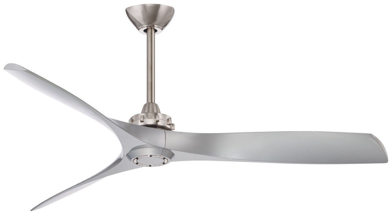 Minka Aire F853-BN/SL 60" Ceiling Fan, Brushed Nickel W/ Silver